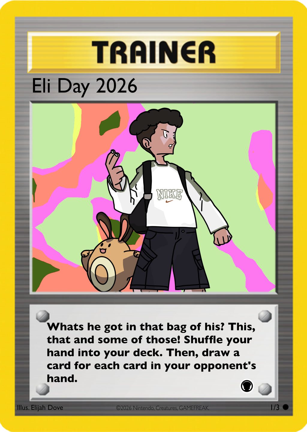 Eli Day Trading Cards (1/10)
